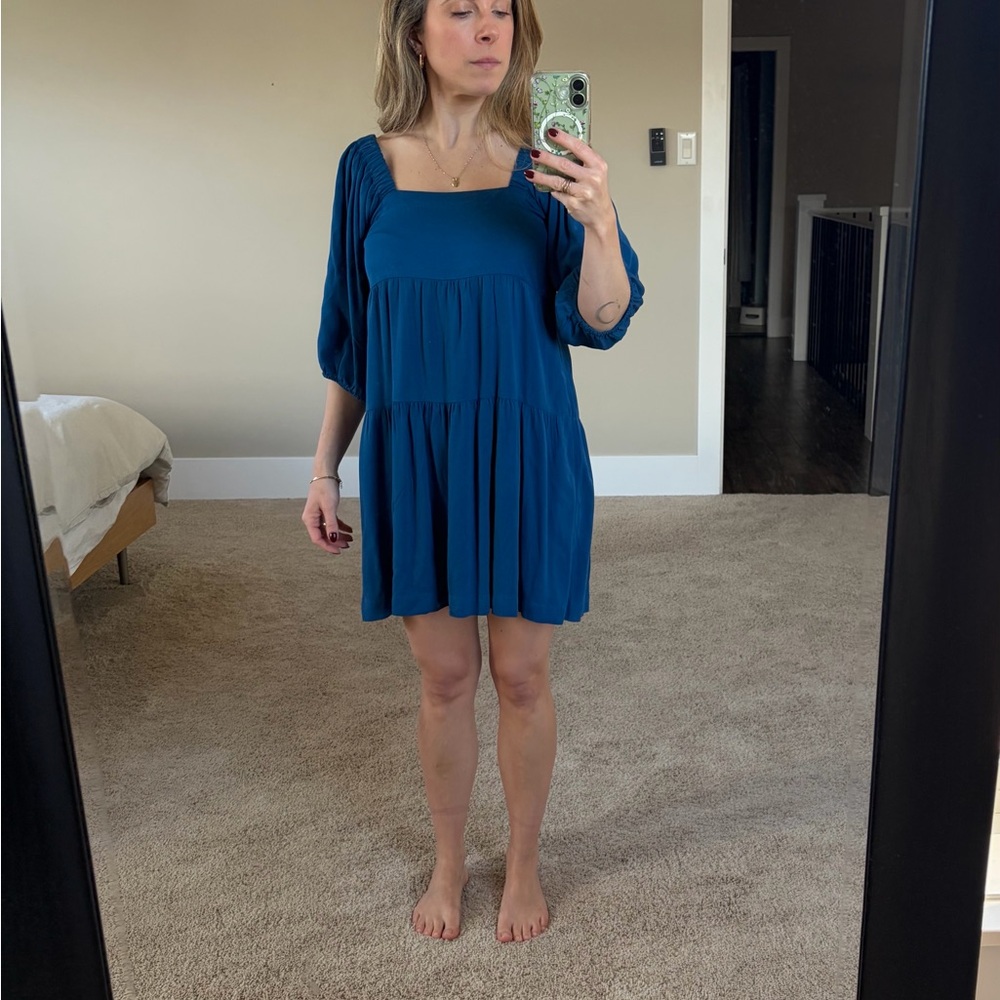 Shinestar Blue Mini Dress